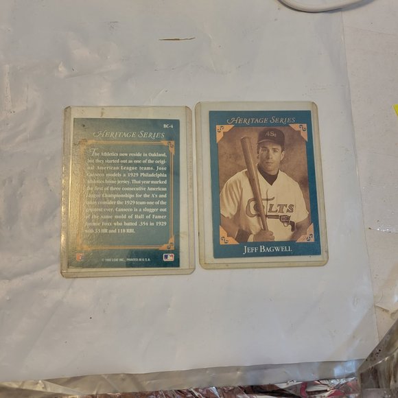 Heritage Series Baseball Cards in Plastic Cases  -- ITEM #743 - Picture 2 of 2
